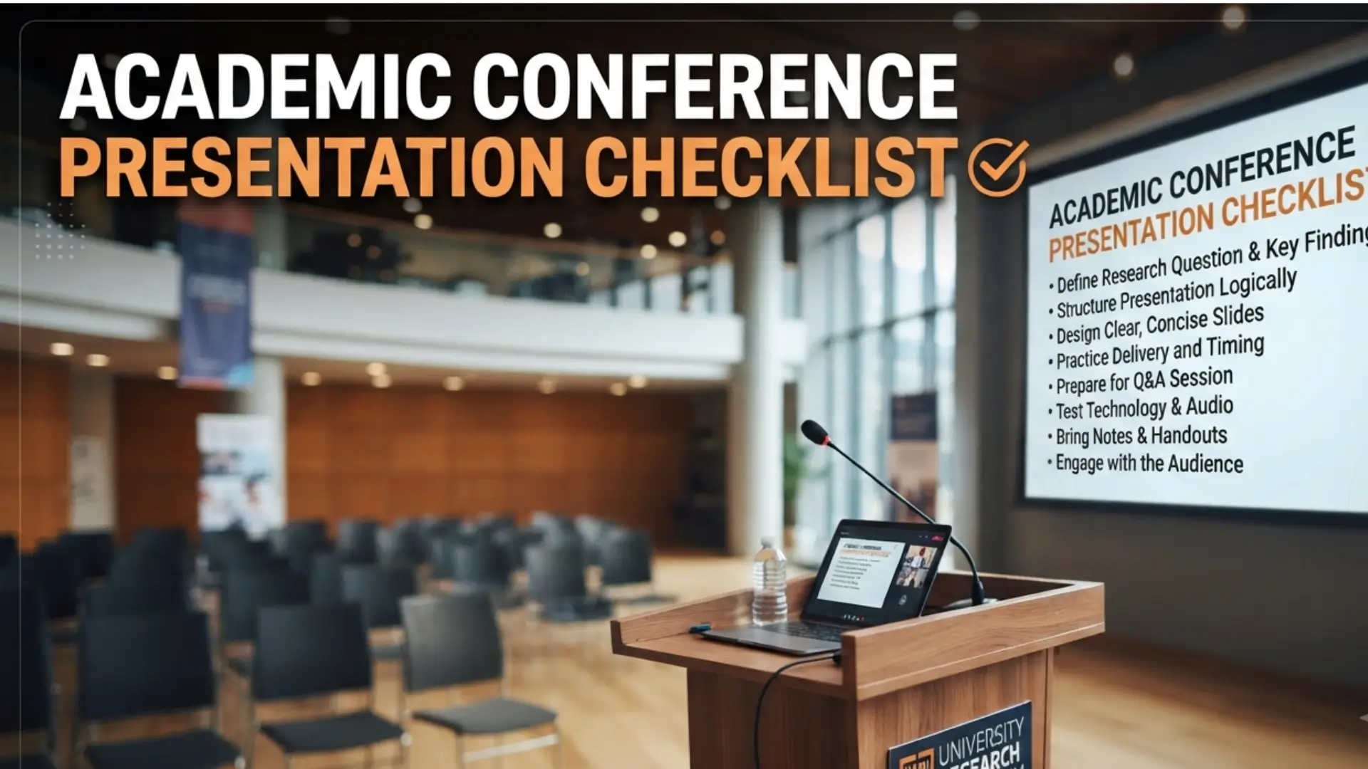 Academic Conference Presentation Checklist