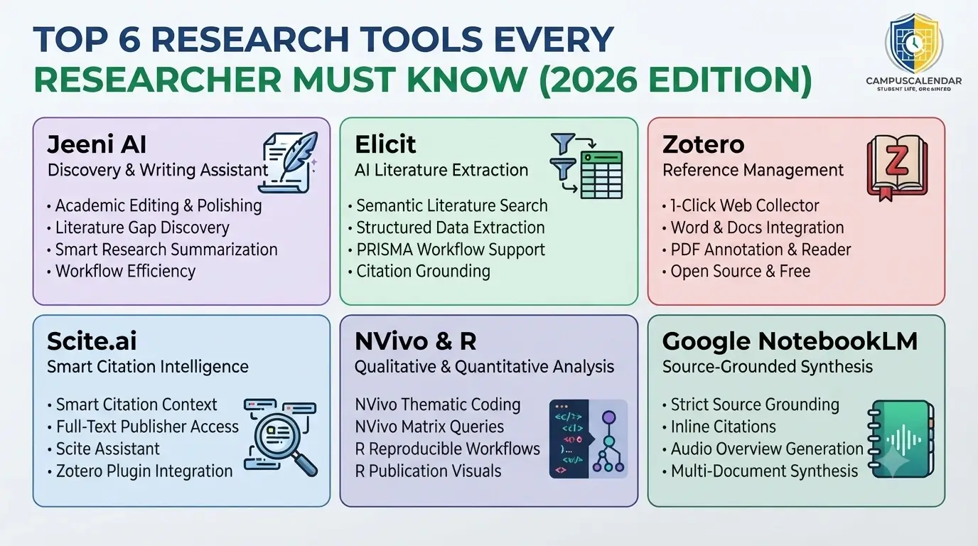 Top 6 Research Tools Every Researcher Must Know